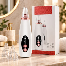 Прибор Dermal Multi-Functional Cleaning для глубокой вакуумной чистки пор лица на аккумуляторе