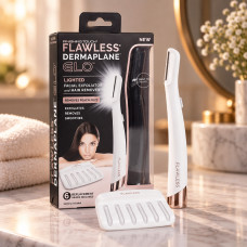 Женский триммер для лица Flawless Dermaplane с подсветкой, аккумуляторный