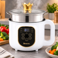 Электрическая пароварка DOMOTEC MS-7729 с функцией скороварки и объёмом 1.8 л