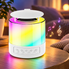 Беспроводная колонка K19 с Bluetooth, RGB подсветкой и микрофоном для караоке