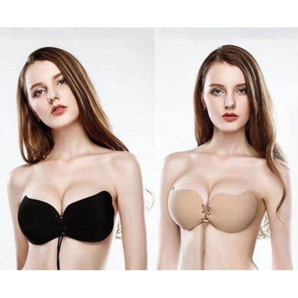 Самоклеющийся бюстгальтер Fly Bra без бретелей и спинки с застёжкой спереди