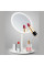 Настольное косметическое зеркало AMIRO LED с сенсорной подсветкой и аккумулятором, круглое, портативное