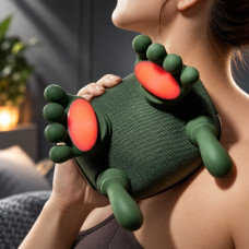Беспроводной массажер шиацу Shoulders & Neck с инфракрасным прогревом для шеи, плеч и спины