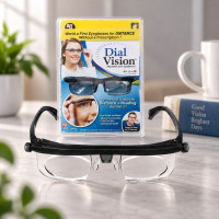 Очки с регулируемыми линзами Dial Vision для коррекции зрения унисекс из пластика