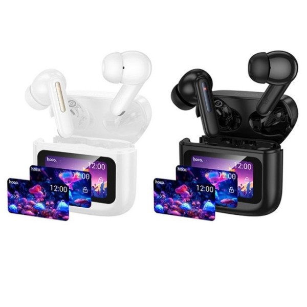 Беспроводные вакуумные наушники HOCO EQ14 TWS с Bluetooth и сенсорным дисплеем, встроенный микрофон