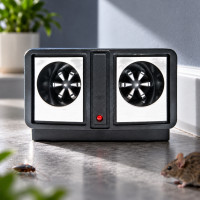 Ультразвуковой отпугиватель Dual Sonic для грызунов и насекомых, черный, 220 В, 50 Гц