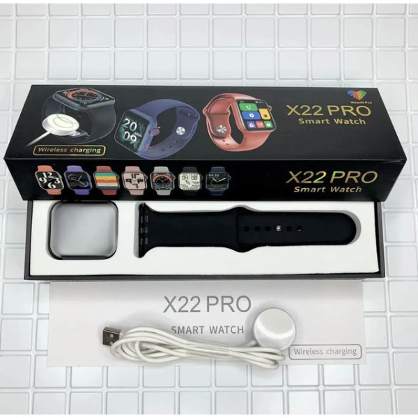 Умные часы X22 Pro с фитнес трекером и измерением пульса, давления и SpO2