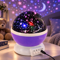 Ночник-проектор звездного неба Star Master Dream в форме шара с LED подсветкой на батарейках