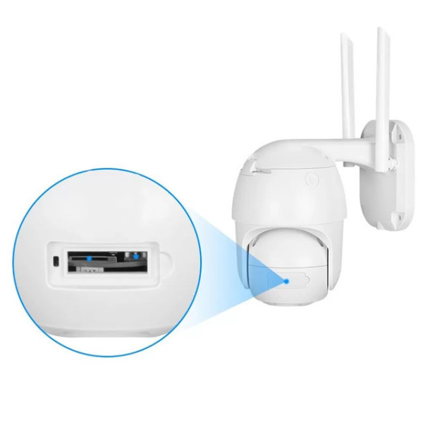 Уличная поворотная IP камера видеонаблюдения SmartHD Outdoor WiFi PTZ FHD 1080p с датчиком движения и режимом