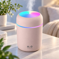 Ультразвуковой увлажнитель воздуха H2O Colorful HUMIDIFIER USB с подсветкой, 300 мл