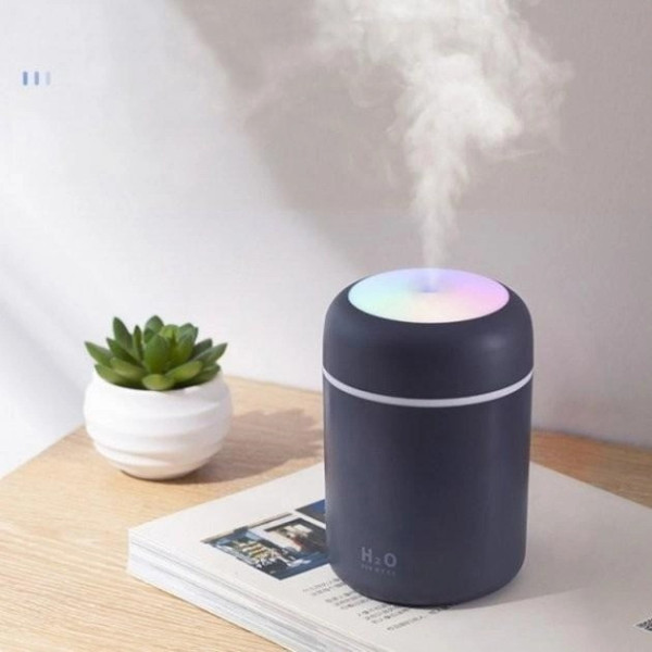 Ультразвуковой увлажнитель воздуха H2O Colorful HUMIDIFIER USB с подсветкой, 300 мл