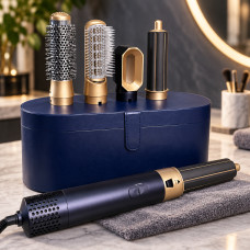 Фен-щетка HAIR BRUSH Styler 5в1 с терморегулятором для выпрямления и создания локонов