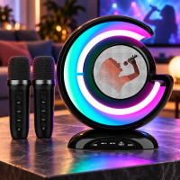 Ночник YS-110 с Bluetooth колонкой, LED RGB лампа и функцией караоке