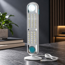 Портативный аккумуляторный светодиодный фонарь на солнечной батарее YL-8683T LED SOLAR