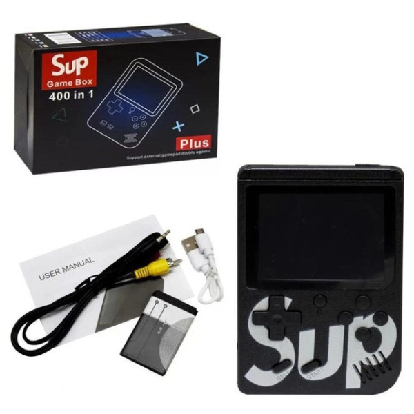 Портативная игровая приставка GAME SUP 6927 с джойстиком и 400 играми в стиле Dendy