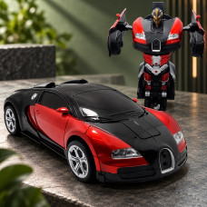 Модель автомобиля-трансформера Bugatti Robot Car с масштабом 1:18