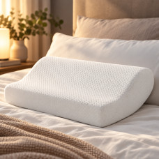 Ортопедическая анатомическая подушка для сна Memory Pillow с эффектом памяти, гипоаллергенная