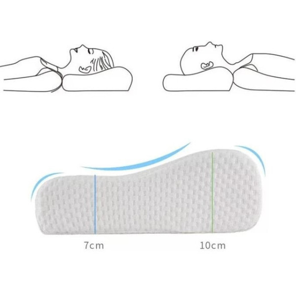 Ортопедическая анатомическая подушка для сна Memory Pillow с эффектом памяти, гипоаллергенная