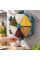 Вращающийся настенный органайзер-диспенсер для круп с 6 секциями