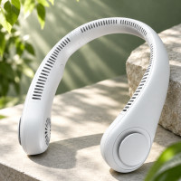 Безлопастной вентилятор на шею Bladeless Neck Cooler с аккумулятором до 16 часов и 3 режимами обдува лица
