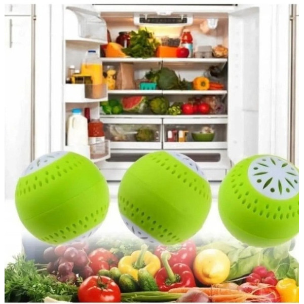 Ароматизатор для холодильника Fridge Balls, 3 шарика в упаковке для удаления запаха
