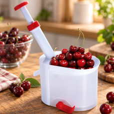 Машинка Helfer Hoff Cherry and olive corer для удаления косточек из вишни и черешни с ёмкостью для сбора