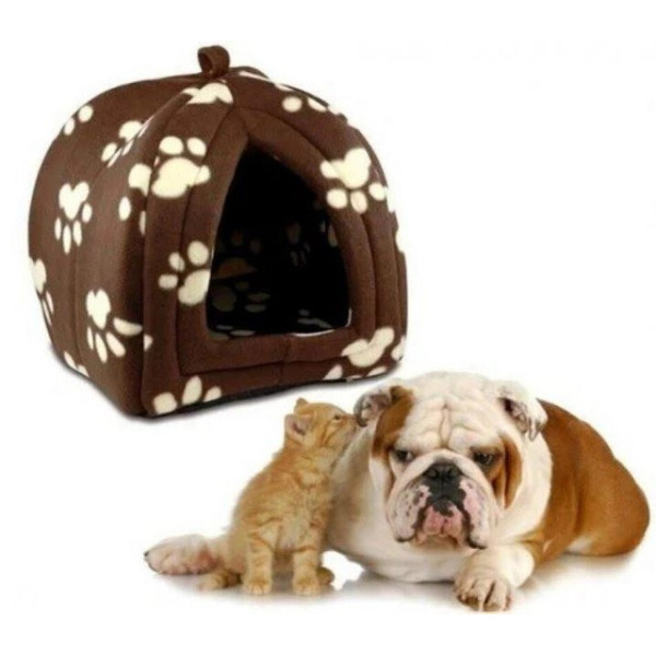 Флисовый домик Pet Hut для собак и кошек мелких и средних пород мягкий