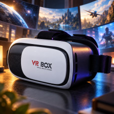Очки виртуальной реальности 3D VR с пультом управления для погружения в виртуальный мир