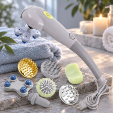 Ручной вибрационный массажер Magic Massager 8 в 1 с антицеллюлитным массажем и инфракрасным излучением