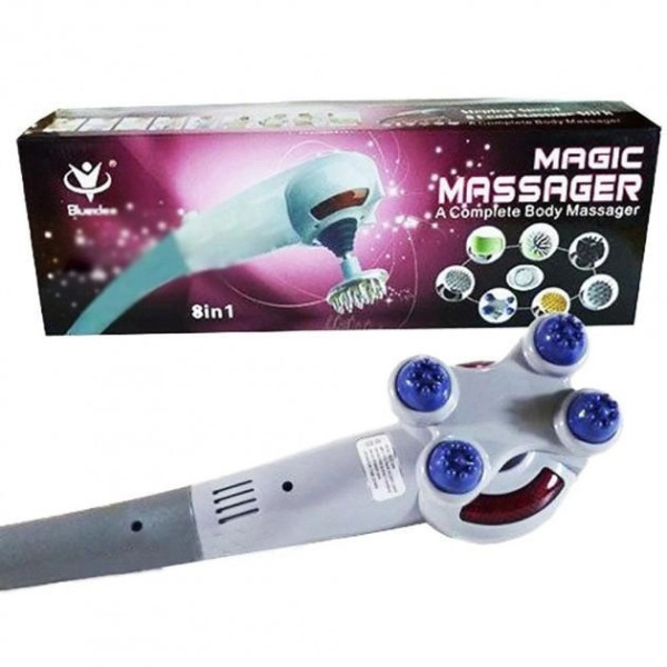 Ручной вибрационный массажер Magic Massager 8 в 1 с антицеллюлитным массажем и инфракрасным излучением