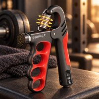 Эспандер для рук Grip Strengthener с регулировкой нагрузки и счетчиком для тренировки силы хвата