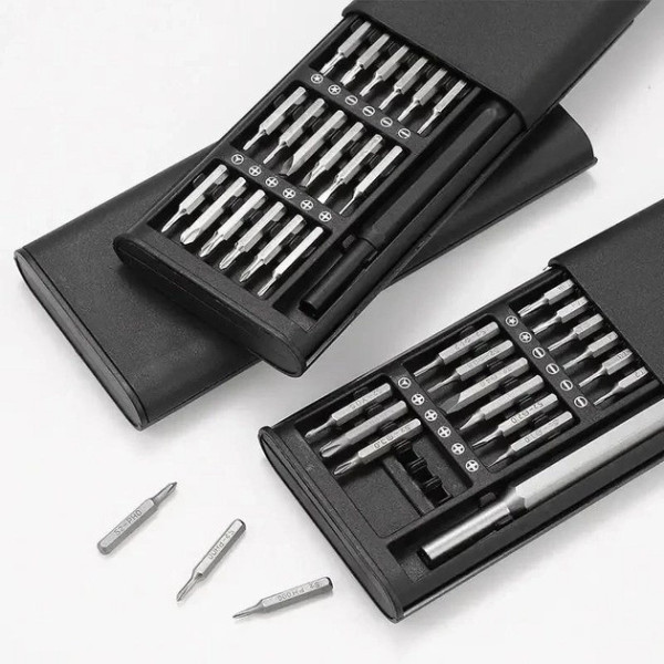 Набор отверток для ремонта телефонов 25 в 1 с магнитными битами Torx Hex Precision DIY и кейсом