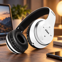 Накладные беспроводные наушники Bluetooth MDR P47 BT с поддержкой microSD и MP3