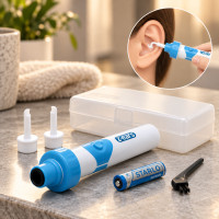 Вакуумный беспроводной пылесос для чистки ушей С-ears Painless Electric на батарейках