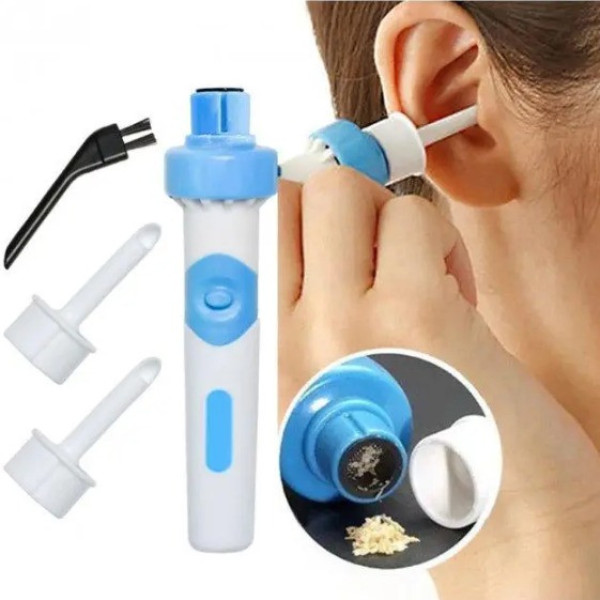 Вакуумный беспроводной пылесос для чистки ушей С-ears Painless Electric на батарейках