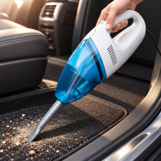 Ручной автомобильный пылесос с насадкой и функцией сбора воды, 60 Вт High-power Portable Vacuum Cleaner