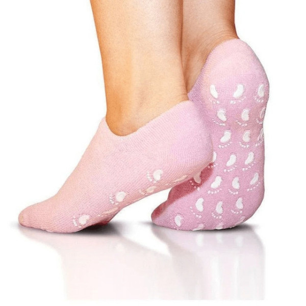 Увлажняющие гелевые носочки SPA Gel Socks с заживляющим эффектом, гипоаллергенные для ступней