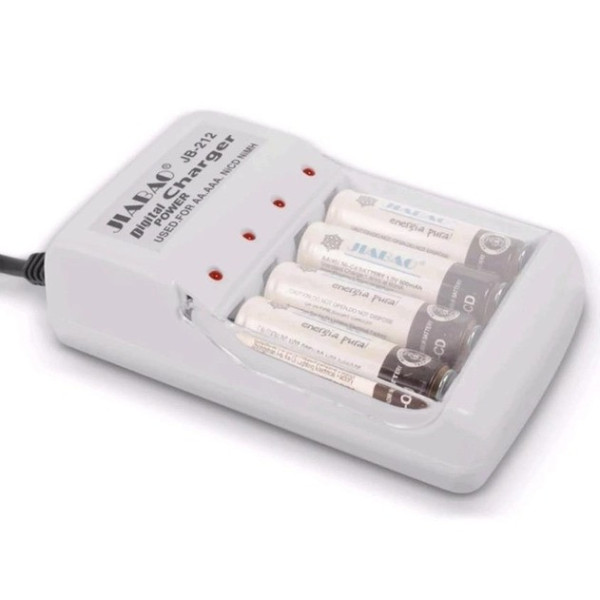 Зарядное устройство Jiabao Digital Charger JB-212 с аккумуляторами типоразмера AAA, комплект 4 шт.