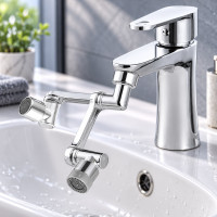 Аэратор насадка на кран для смесителя Faucet splash head с поворотной головкой 1080 градусов и двумя режимами