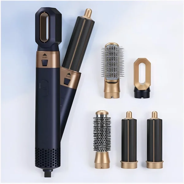 Фен-щетка HAIR BRUSH Styler 5в1 с терморегулятором для выпрямления и создания локонов